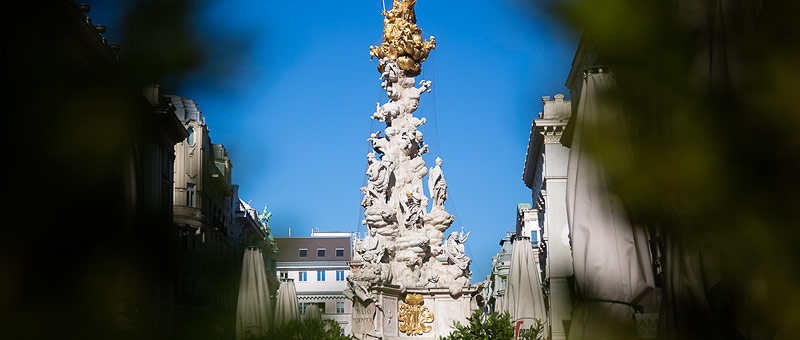 Pestsäule - Rundgang Was ist Österreich? - denk mal wien Header Pestsäule