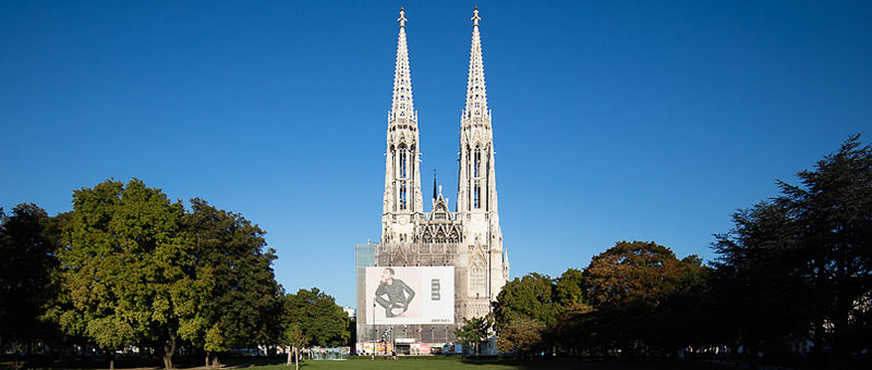 Votivkirche und Vorplatz - Rundgang Republik und Demokratie - denk mal wien Header Votivkirche und Vorplatz